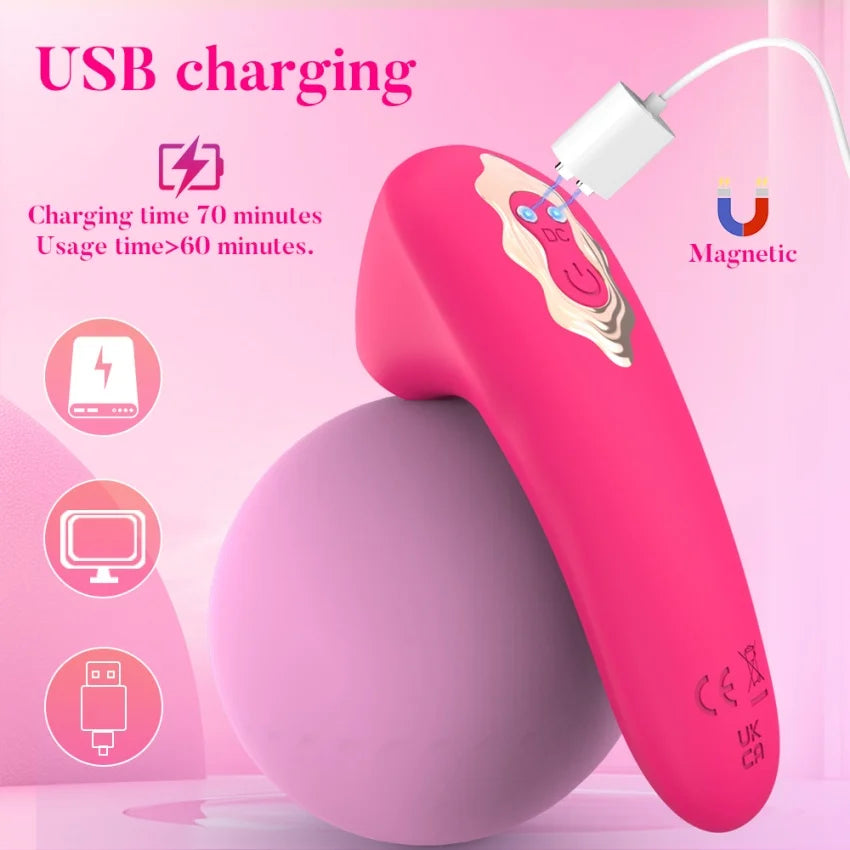 Powerful Sucking Vibrator for Women Sucker Clitoris Nipple Oral Vacuum Stimulator Vagina Female Masturbator Adults Sex Toys 18+
