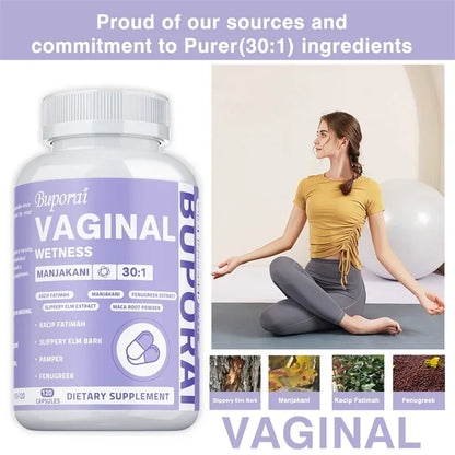 Vaginal Wetness Supplements - for Female Hormone Balance, Women's PH Balance, for Vaginal Health
