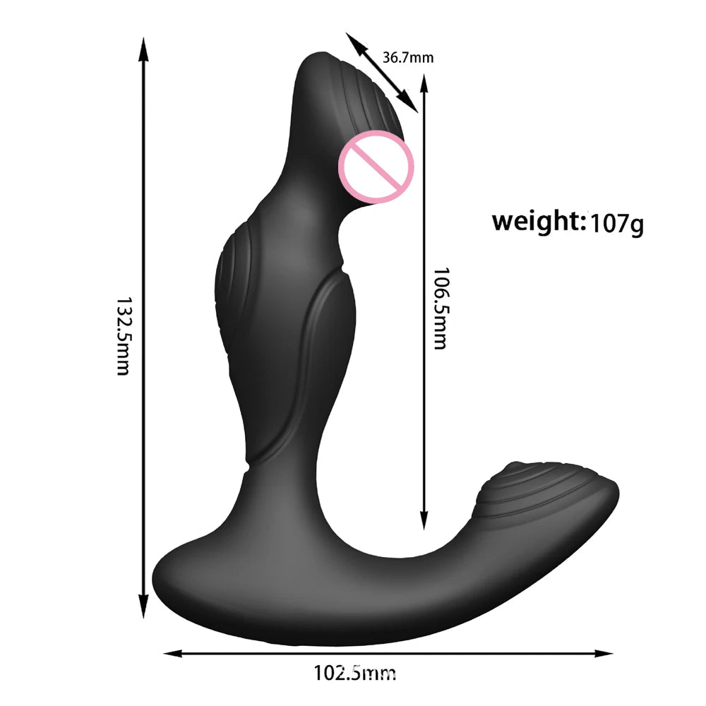 Sexspielzeug Analvibratoren Masturbationswerkzeuge für Männer Gay Sex Vibration Finger Prostatamassagegerät Stimulator Anus Butt Plug Erwachsene