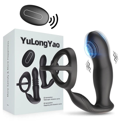 Juguetes sexuales para hombres: anillo vibrador para el pene, eyaculación retardada, anillo para el pene, estimulación del clítoris y el punto G, masajeador de pene masculino, juguete para parejas.