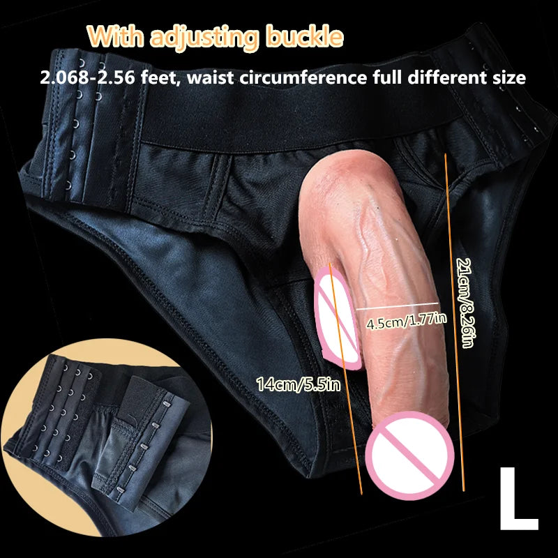 Super soft dildo, figurine stress - relieving sex toy, female - to - male or male - to - large - sized wearable fake penis, coup