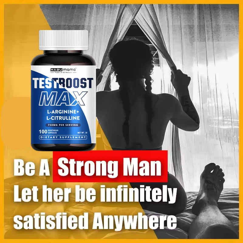 Ultimate Male Enhancing Supplement | Clinically-Backed | 100 tablets for Energy, Stamina & Enlargement | Vegan | Discreet Ship