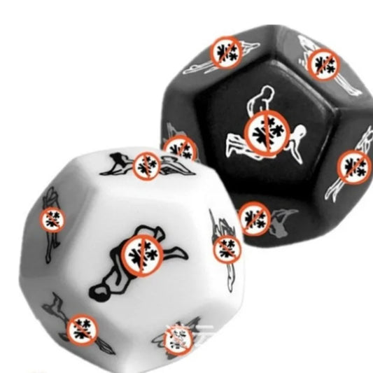 12 Seiten Sexspielzeug für Paare Lustige Sexwürfel Spiel für Erwachsene Erotische Liebe Sexy Haltung Vorspiel Liebhaber Humor Spiel Spielzeug Romantische Party