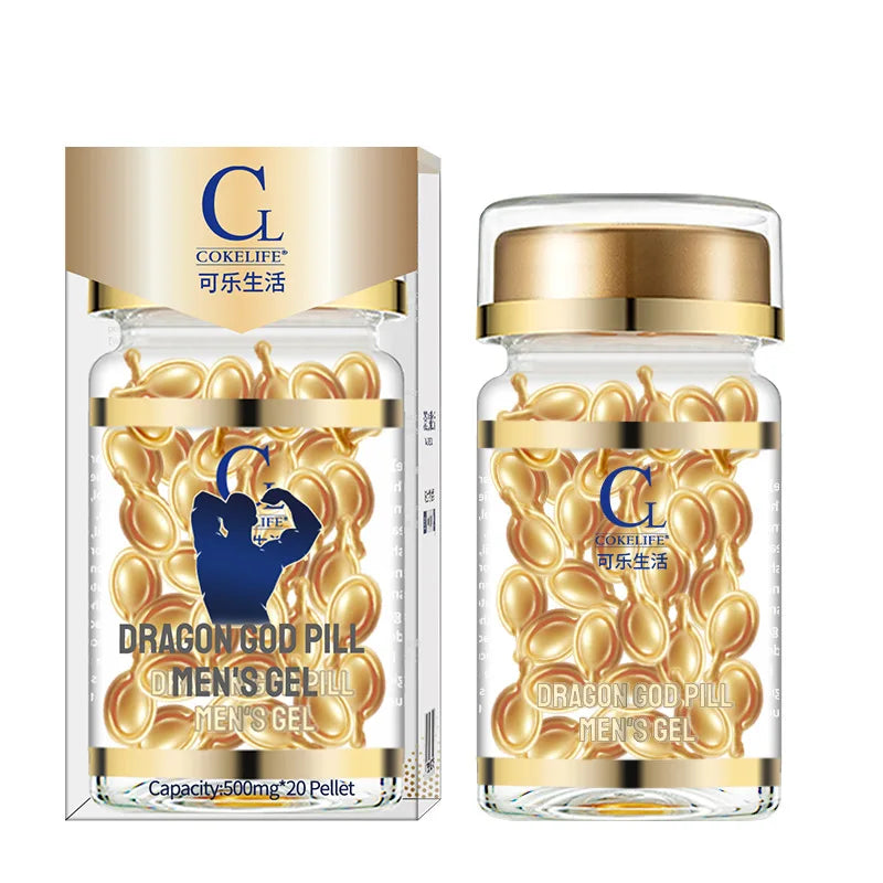 20 Male Delayed Capsules Male Sex Topical Delay Capsule Pleasure Enhancement Adult External Use Men Sex Lube