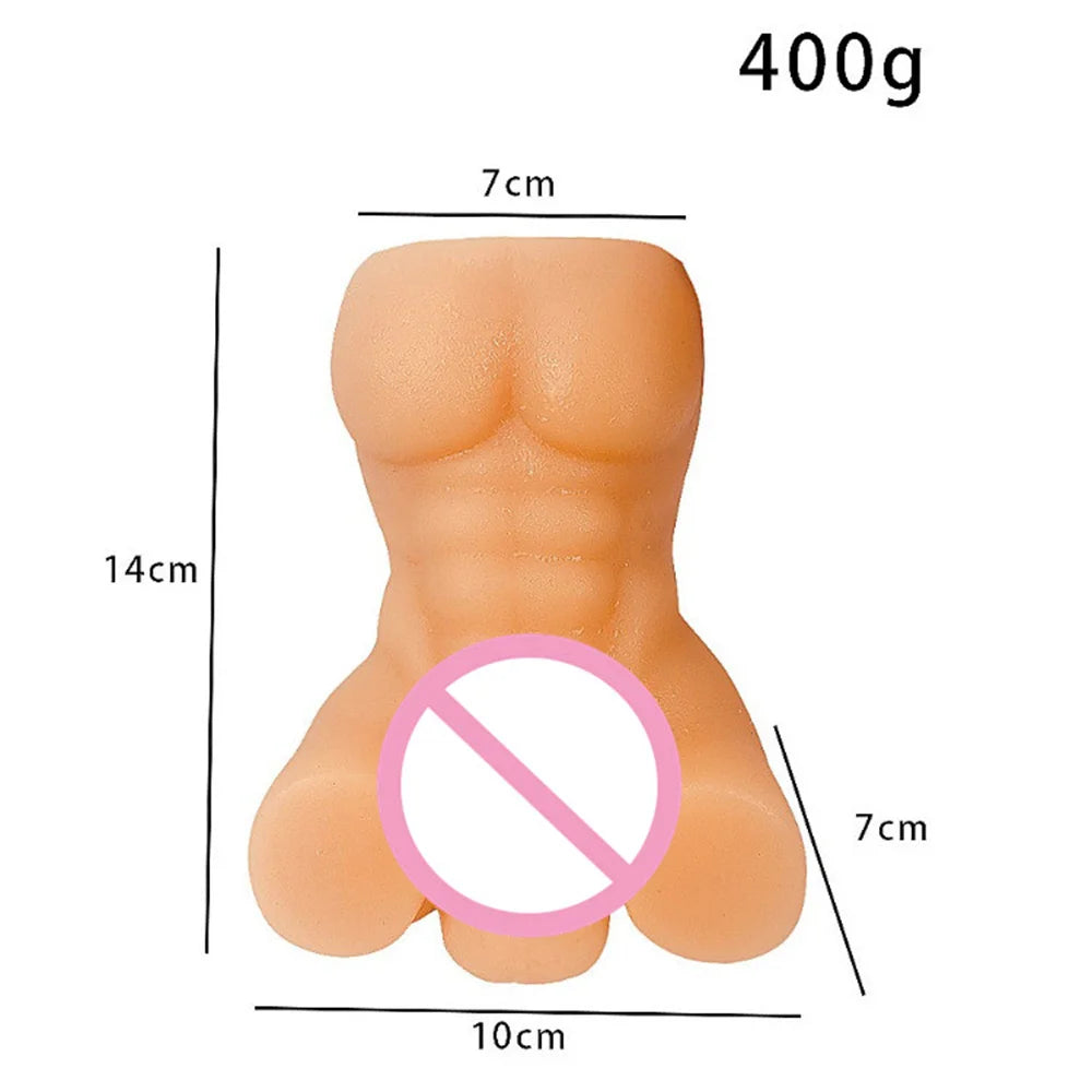 18 Herramientas de Masturbación Masculina Muñeca de Juguete para Hombres Muñeca Sexual de Bolsillo Porno en Ano Real Agujero Masculino Trasero con Consolador de Pene Sexual