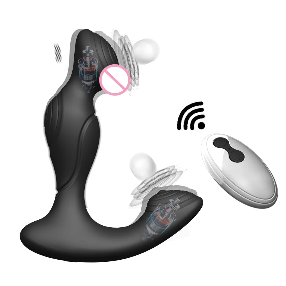 Sexspielzeug Analvibratoren Masturbationswerkzeuge für Männer Gay Sex Vibration Finger Prostatamassagegerät Stimulator Anus Butt Plug Erwachsene